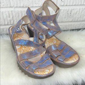 Fly London Women's Metallic Sandals